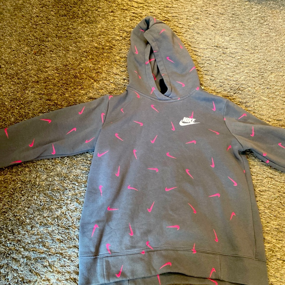 Nike Jacket, pink & Grey, Large, great condition.